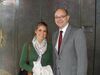 Helena Özkent (Teilnehmerin 4. Jugend-Landtag) und André Stinka MdL