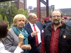 Franz-Dieter Seiwert im Gespräch mit Hannelore Kraft und Andre Stinka